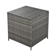 Alora Outdoor 6-Piece All-Weather PE Rattan Sofa Set With Adjustable Seat, Storage Box, Removable Covers, And Tempered Glass Table Top (SAK37221)