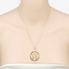 0.15 Carat Genuine Ethiopian Opal .925 Sterling Silver Pendant