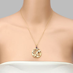 0.24 Carat Genuine Amethyst .925 Sterling Silver Pendant