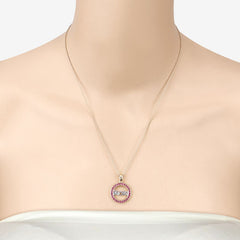 0.64 Carat Genuine Ruby .925 Sterling Silver Pendant