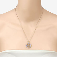 0.64 Carat Genuine Tanzanite .925 Sterling Silver Pendant