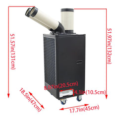 Portable 5L 220V 1.1KW Commercial Spot Cooler Tank With Wheels (SAK12761)