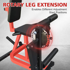 Premium 3-In-1 Multi-Functional Adjustable Leg Extension And Curl Machine For Lower Body Workouts (SAK21427)