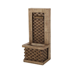 Premium 35-Inch Hand-Crafted Weather-Resistant Waterfall Fountain With LED Lights (SAK86757)