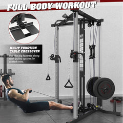 Rovix Premium Home Cable Crossover Full Body Workout Fly Machine, 350LBS (SAK06341)