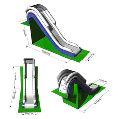 Premium Inflatable Heavy-Duty Yacht Slide With Air Pump And Protection Net (SAK18295)