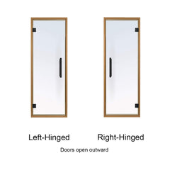 Prosaunas 24X73 Aspen Prehung Tinted Glass Sauna Door (SAK35741)