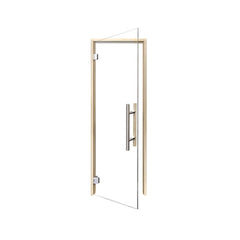 Prosaunas 24X81 Aspen Prehung Clear Glass Sauna Door (SAK81974)