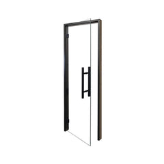 Prosaunas 24X81 Black Alder Clear Glass Sauna Door (SAK38670)