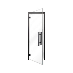 Prosaunas 24X81 Black Alder Clear Glass Sauna Door (SAK38670)