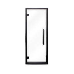 Prosaunas 24X73 Black Alder Prehung Clear Glass Sauna Door (SAK67491)