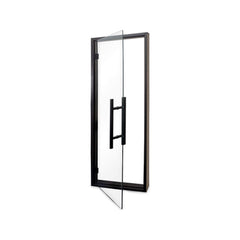 Prosaunas 24X73 Black Alder Prehung Clear Glass Sauna Door (SAK67491)
