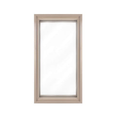 Prosaunas 17-5/8X31 Framed Hemlock Tempered Dual Pane Clear Glass Sauna Window (SAK44067)