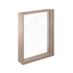 Prosaunas 25-5/8X37-5/8 Large Framed Dual Pane Clear Glass Sauna Window With Hemlock (SAK66329)