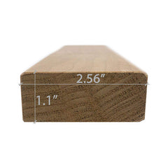Prosaunas Thermo-Aspen 2X3 S4SEE SHP Sauna Bench Wood (SAK96843)