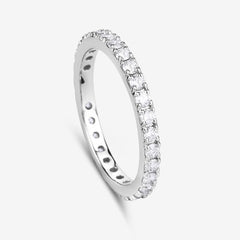 1.00 Carat Lab Grown Diamond 14K White Gold Ring