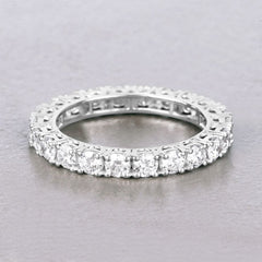 2.00 Carat Lab Grown Diamond 14K White Gold Ring