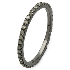 0.60 Carat Genuine TLB Diamond .925 Sterling Silver Ring