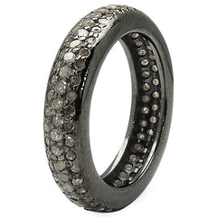 1.13 Carat Genuine TLB Diamond .925 Sterling Silver Ring