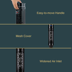 1500W Portable Pedestal Heater w/ Timer Remote Control