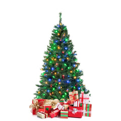 6 Feet Christmas Tree Pre-Lit 3-Minute Quick Shape