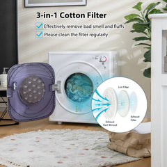 1500W Touch-Control Compact Dryer
