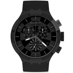 Swatch Men's Big Bold Chrono Checkpoint Black