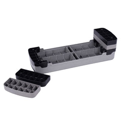 35 Inch Aerobic Cardio Adjustable Exercise Stepper with Risers