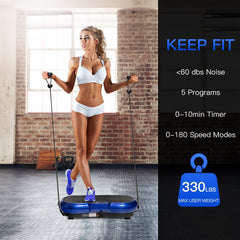 3D Vibration Plate Fitness Machine with Remote Control