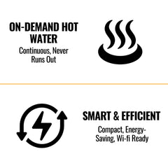 RN 8.5 GPM Indoor 180K BTU Non-Condensing Tankless Natural Gas Water Heater (SAK39176)