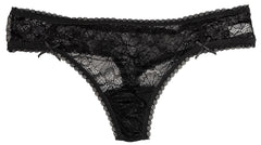 Lace Thong with Bows