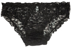 Black Lace Bikini with Ruffles