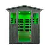 Thermora 4-Person Full-Spectrum Low EMF Carbonized Composite Infrared Sauna Room With Bluetooth Speakers (SAK70182)