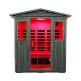 Thermora 3-Person Full-Spectrum Low EMF Carbonized Composite Infrared Sauna Room With Bluetooth Speakers (SAK85120)