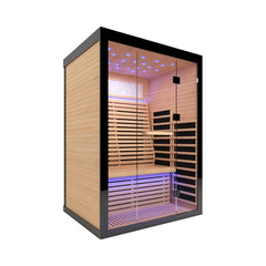 Thermora Luxury 2-Person Canadian Hemlock Wood Far Infrared Home Sauna (SAK56874)