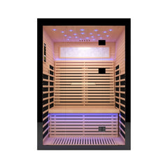 Thermora Luxury 2-Person Canadian Hemlock Wood Far Infrared Home Sauna (SAK56874)