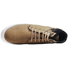 CALTO - T53121 - 2.6 Inches Taller (Nubuck Tan) - High top sneak-boot