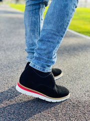 CALTO - Y4222 - 3.2 Inches Taller (Nubuck Black)