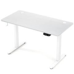 Electric Standing Desk Height Adjustable with 3 Memory Heights White