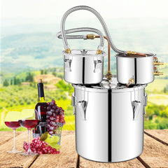 5/10 Gal 22/38 L Water Alcohol Distiller for DIY Whisky-5 Gal