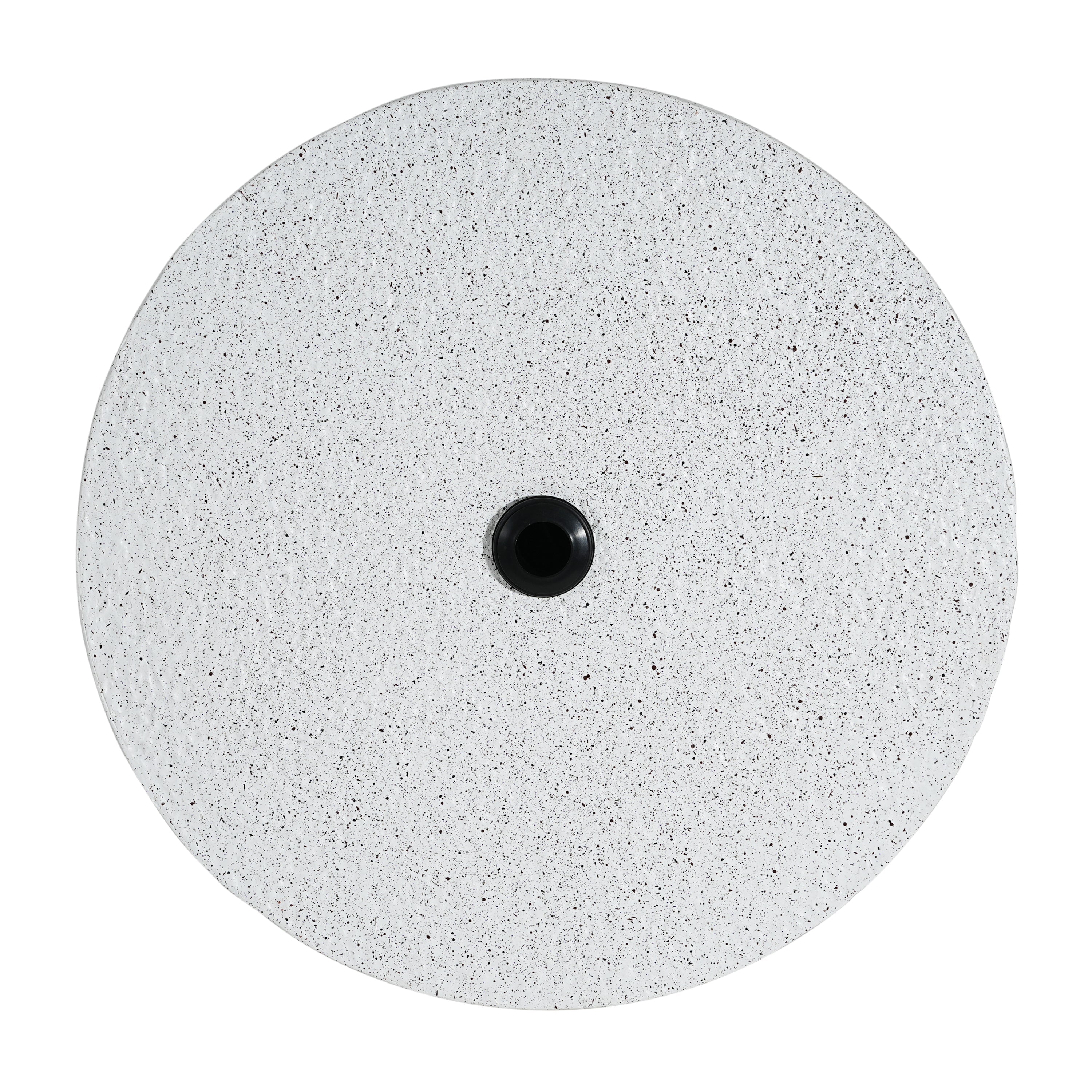Berra MGO Outdoor Patio Side Table Umbrella Base with Sand-filling Design