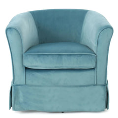 Zeniqua Upholstered Swivel Chair With Loose Cover
