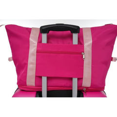 Hardshell Luggage Sets 2 Pieces + Bag Spinner Suitcase With TSA Lock Lightweight 20" / 28" - Pink