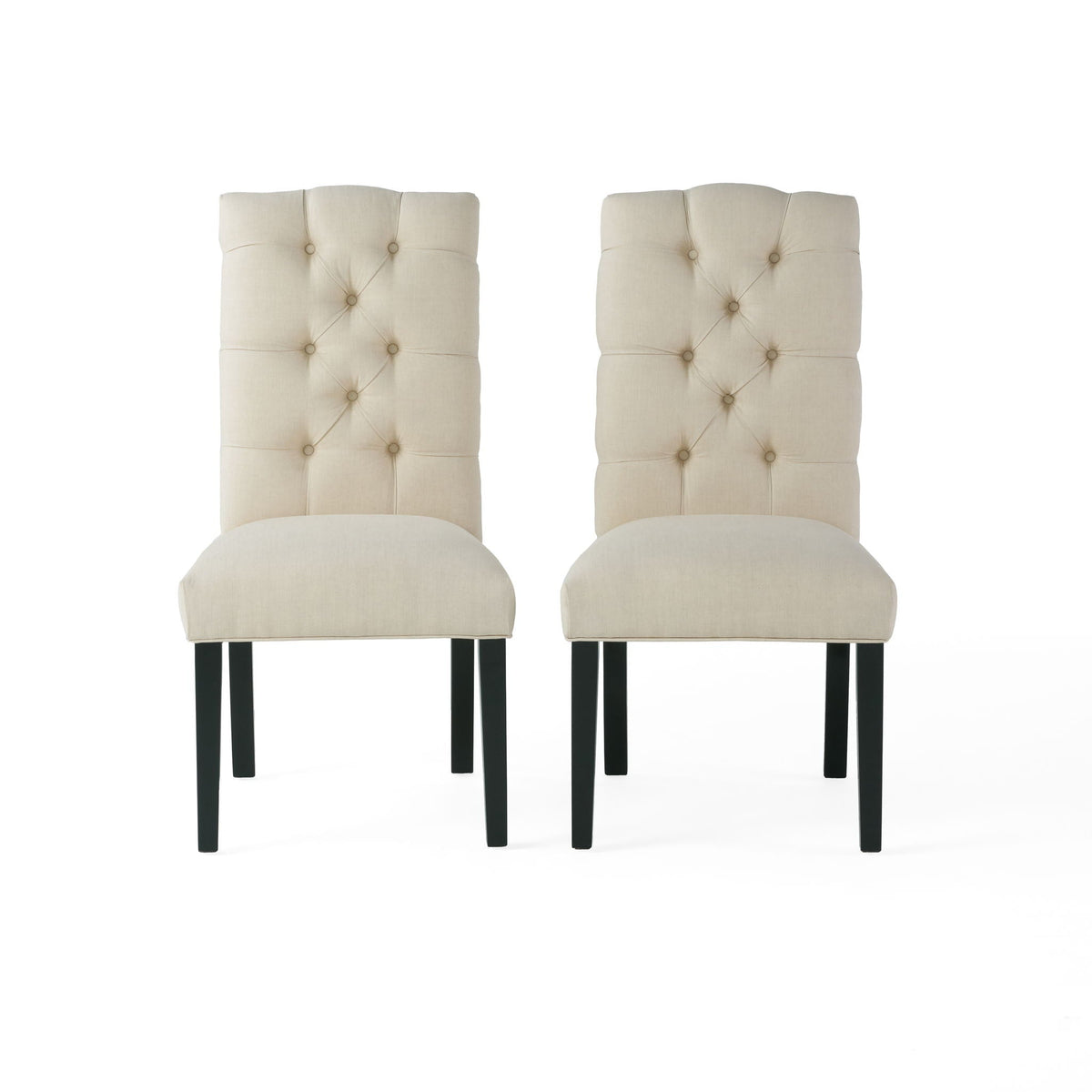 Harding Tufted Dining Chair (Set of 2) - Natural