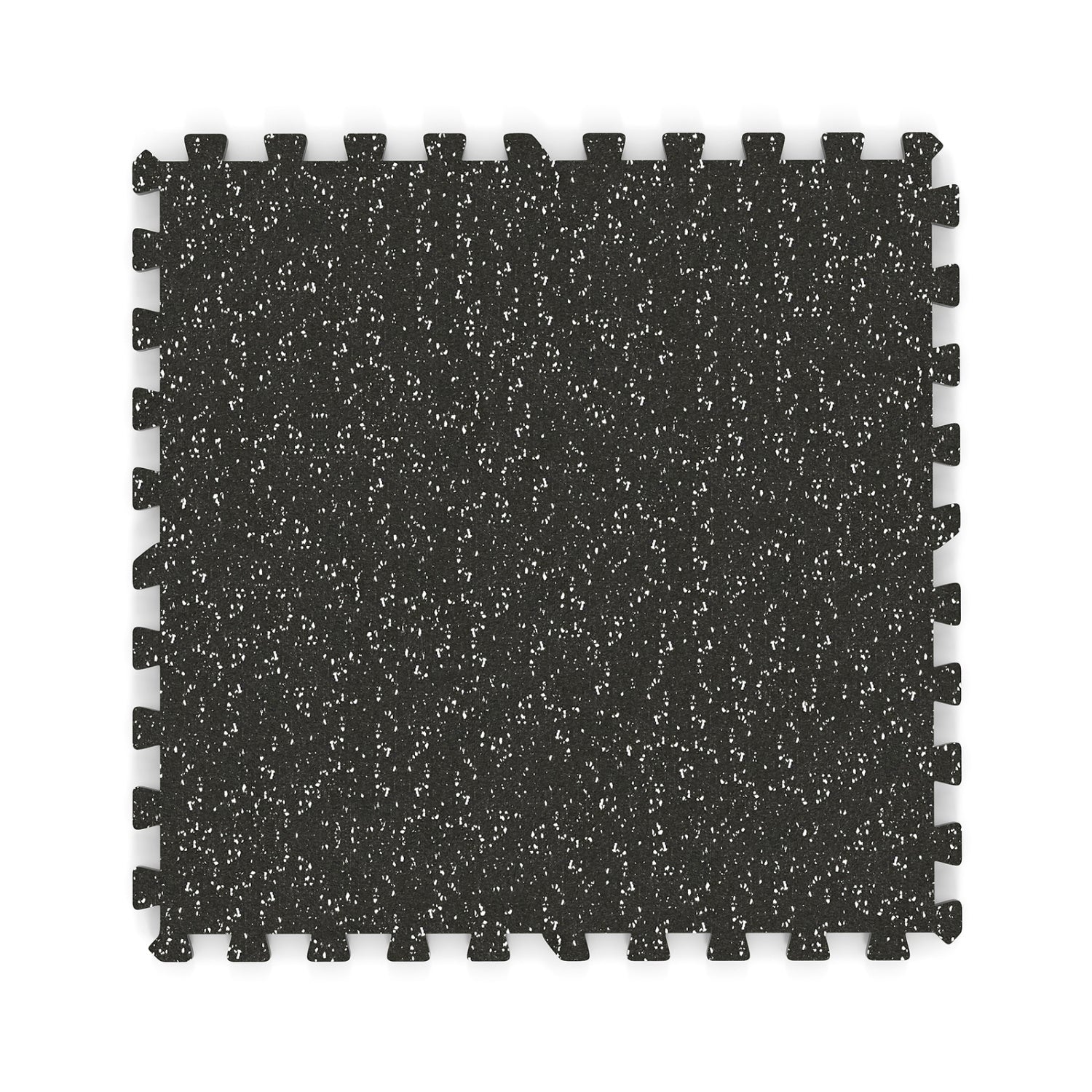 Interlocking Rubber Exercise Mat 48 Sq Ft with Borders