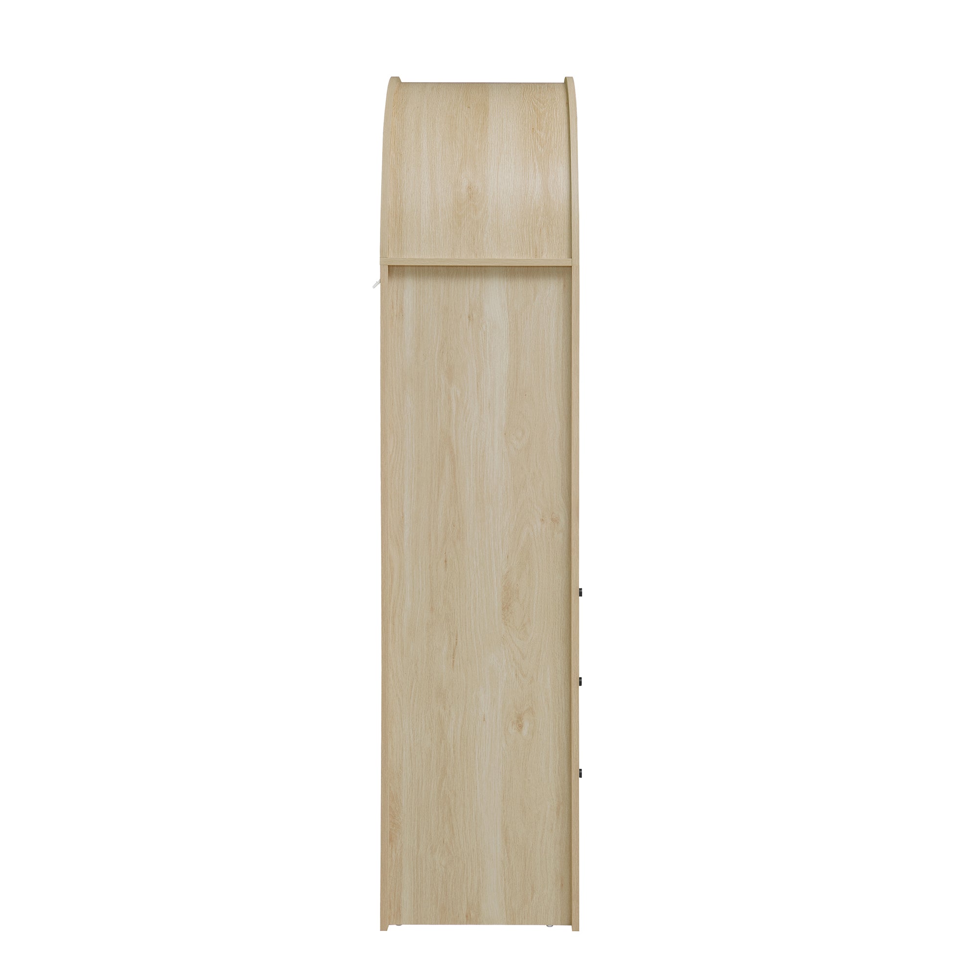 Arched Kitchen Pantry Modern Farmhouse Wood Kitchen Storage Cabinet