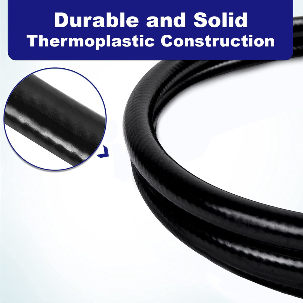 Flame King RV, Van, Trailer Low Pressure Quick Connect 48 Inch, 3/8 Inch ID Female SAE Gas Flare Fitting