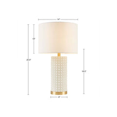 Textured Dot Table Lamp