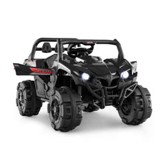 12V Battery Powered Electric Vehicle with Remote Control and 3 Speeds-Black