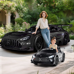 12V Kids Ride-On Car Mercedes-AMG GT3 Licensed with Adjustable Speed